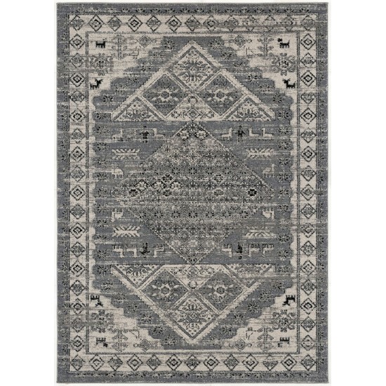 Twist-Ls1886-Gray-7.10 X 10.6 Area Rug