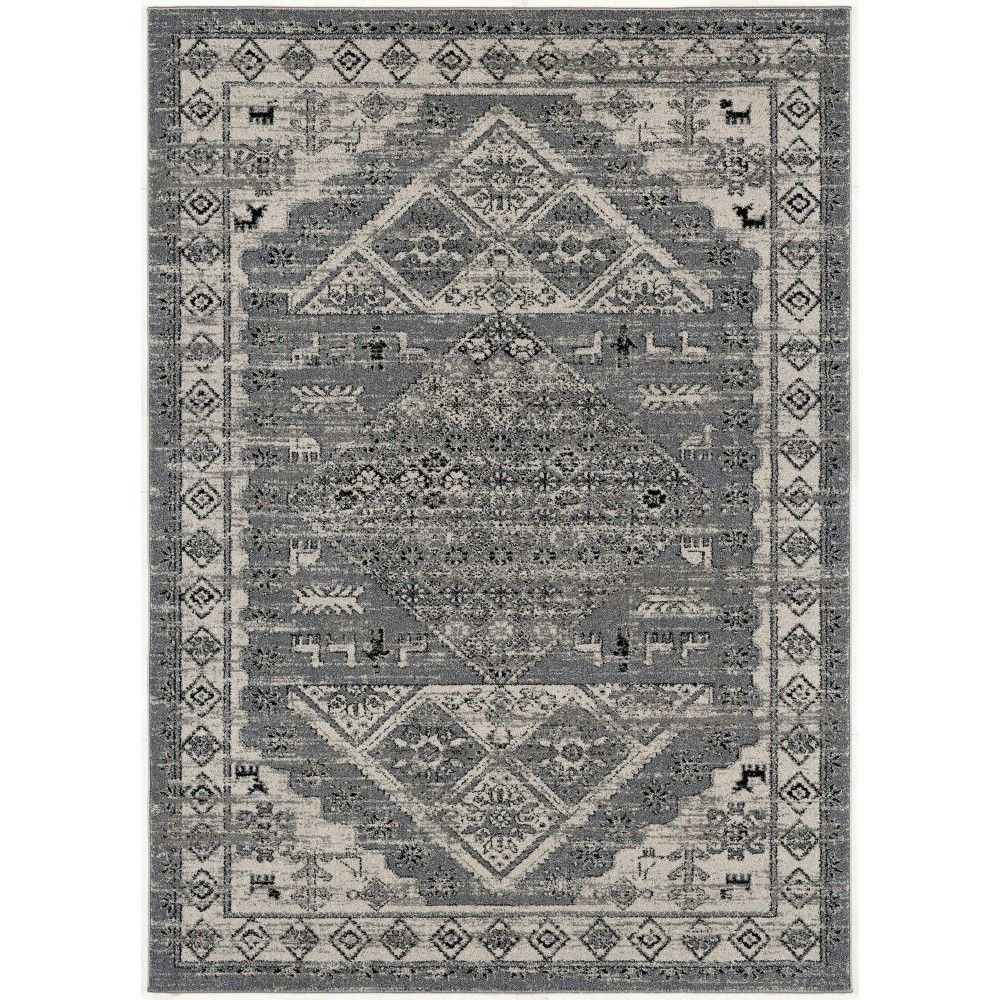 Twist-Ls1886-Gray-7.10 X 10.6 Area Rug