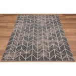 Twist-Ls1892-Black-Gray-5.3 X 7.6 Area Rug