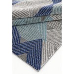 Twist-Pls10652-Grey_Blue-5 X 7 Area Rug