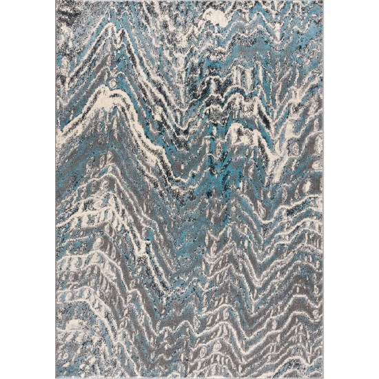 Twist-Tw10636-Blue-5.3 X 7.6 Area Rug