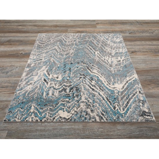 Twist-Tw10636-Blue-5.3 X 7.6 Area Rug