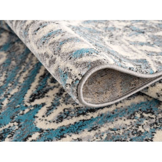 Twist-Tw10636-Blue-5.3 X 7.6 Area Rug