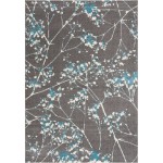 Twist-Tw10653-Gray_Blue-5.3 X 7.6 Area Rug