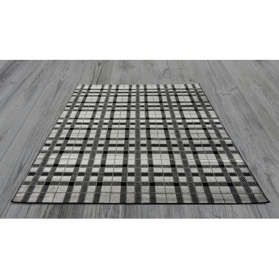 Twist-Tw-1777 Plaid-7.10 X 10.6 Area Rug