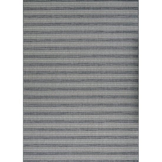 Couristan Afuera Beachcomber Anthracite-Sand Rug 2' x 3'7"