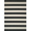 Couristan Afuera Yacht Club Onyx-Ivory Rug 6'6" x 9'6"