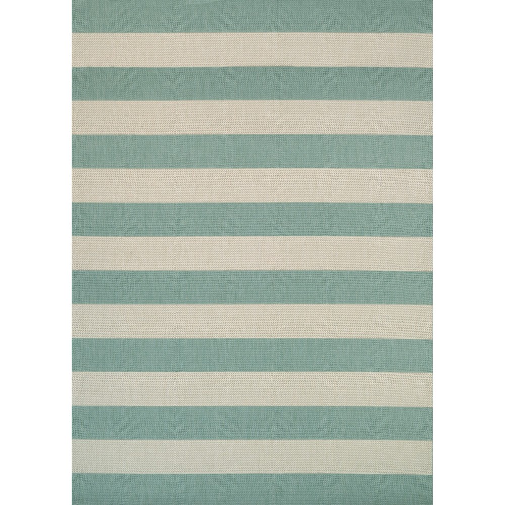 Couristan Afuera Yacht Club Sea Mist-Ivory Rug 2' x 3'7"
