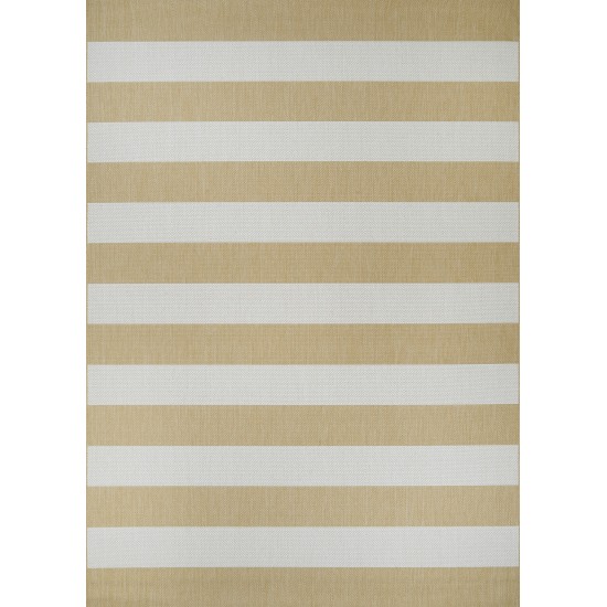 Couristan Afuera Yacht Club Butterscotch-Ivory Rug 2' x 3'7"