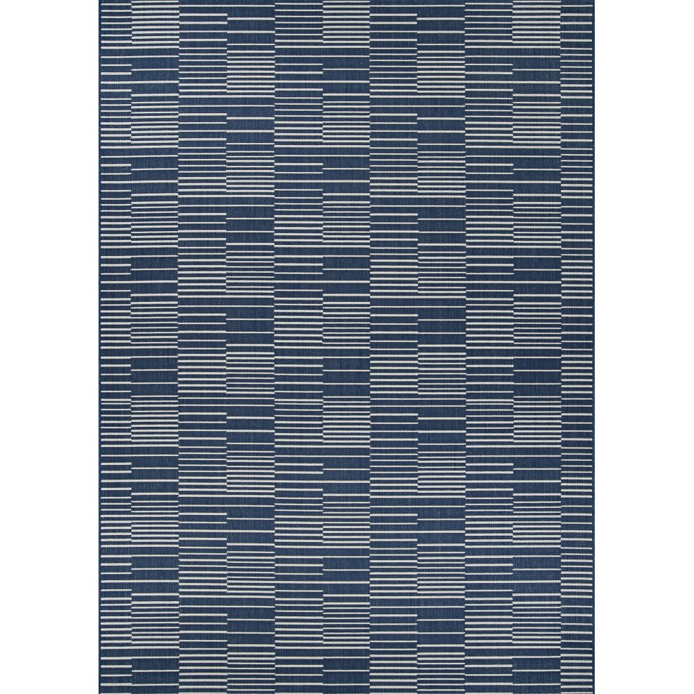 Couristan Afuera Regatta Marine-Shell Rug 3'11" x 5'7"