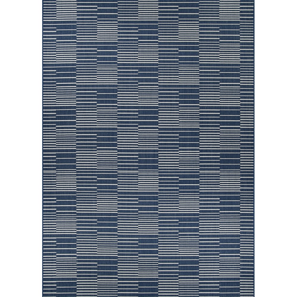 Couristan Afuera Regatta Marine-Shell Runner Rug 2'2" x 11'9"