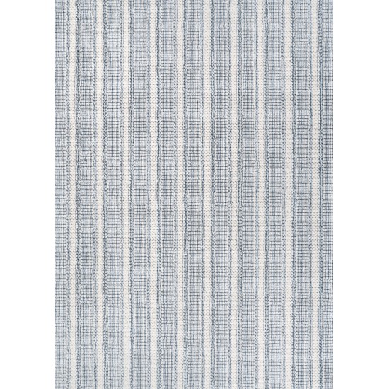 Couristan Aspen Textured Stripes Denim Rug 5' x 8'