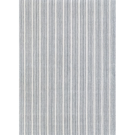 Couristan Aspen Textured Stripes Green Rug 5' x 8'