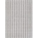Couristan Aspen Textured Stripes Dark Grey Rug 5' x 8'
