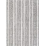 Couristan Aspen Textured Stripes Dark Grey Rug 6' x 9'