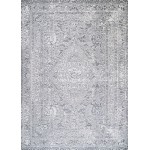 Couristan Brocatelle Belle Fleur Silver Rug 5'3"x7'6"