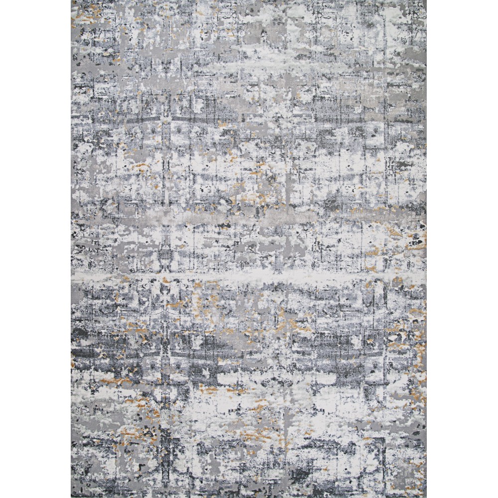 Couristan Brocatelle Lampas Silver-Cream Runner Rug 2'7"x7'10"