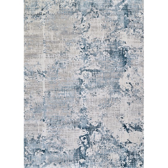 Couristan Brocatelle Tundra Ocean-Cream Rug 7'10"x10'9"