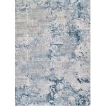 Couristan Brocatelle Tundra Ocean-Cream Runner Rug 2\'7"x7\'10"