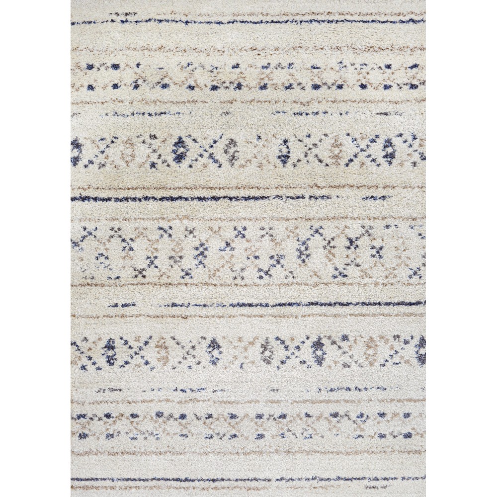 Couristan Bromley Novia Ivory-Caramel-Black Rug 7'10" x 11'2"