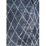 Couristan Bromley Whistler Blue-Snow Rug 2' x 3'11"