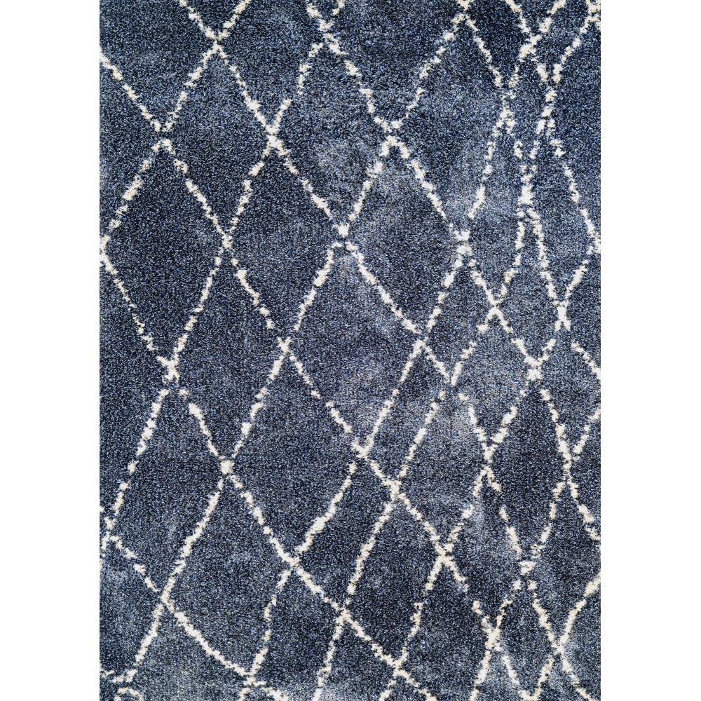 Couristan Bromley Whistler Blue-Snow Rug 2' x 3'11"