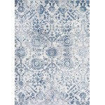 Couristan Calinda Marlowe Steel Blue-Ivory Rug 3\'3" x 5\'3"