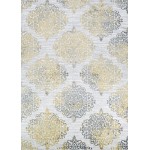 Couristan Calinda Montebello Gold-Silver-Ivory Rug 2\' x 3\'