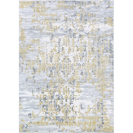 Couristan Calinda Samovar Gold-Silver-Ivory Rug 2' x 3'