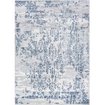 Couristan Calinda Samovar Steel Blue-Ivory Runner Rug 2'3" x 7'6"