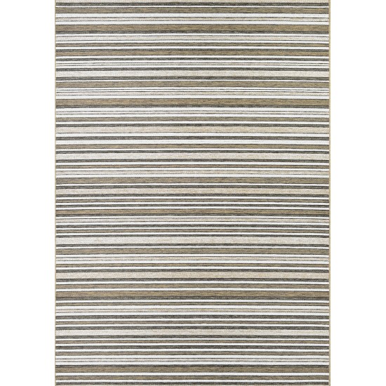 Couristan Cape Brockton Light Brown-Ivory Runner Rug 2'3" x 7'10"