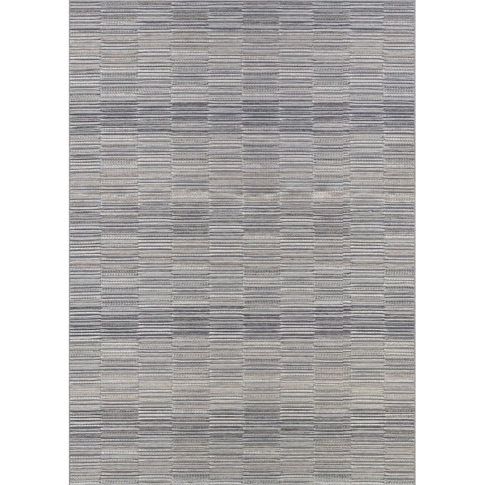 Couristan Cape Fayston Silver-Charcoal Rug 2' x 3'7"