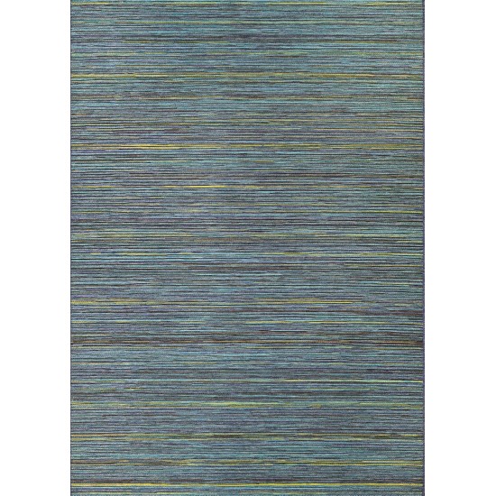 Couristan Cape Hinsdale Teal-Cobalt Rug 2' x 3'7"