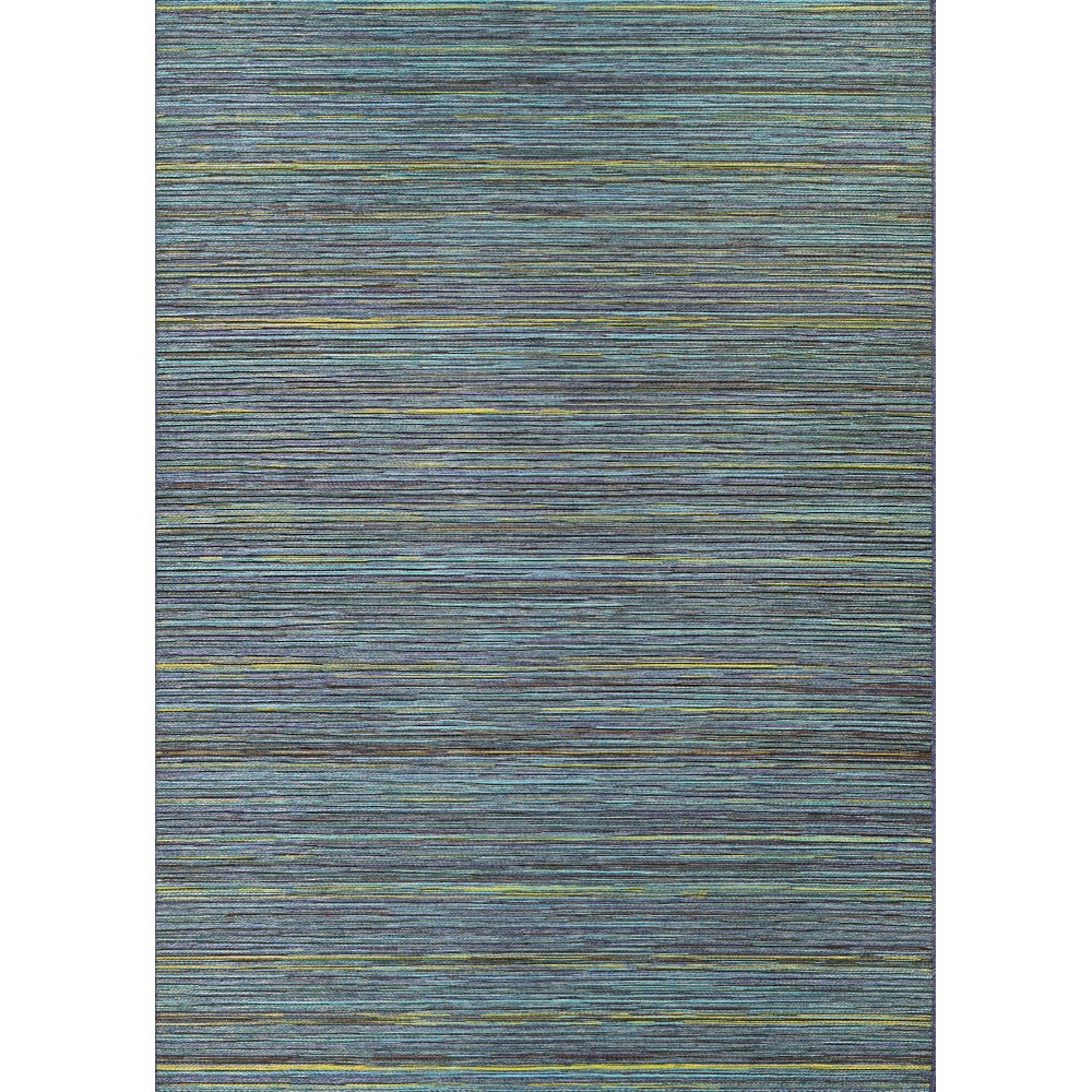 Couristan Cape Hinsdale Teal-Cobalt Rug 5'3" x 7'6"