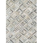 Couristan Chalet Blocks Ivory Rug 2' x 4'