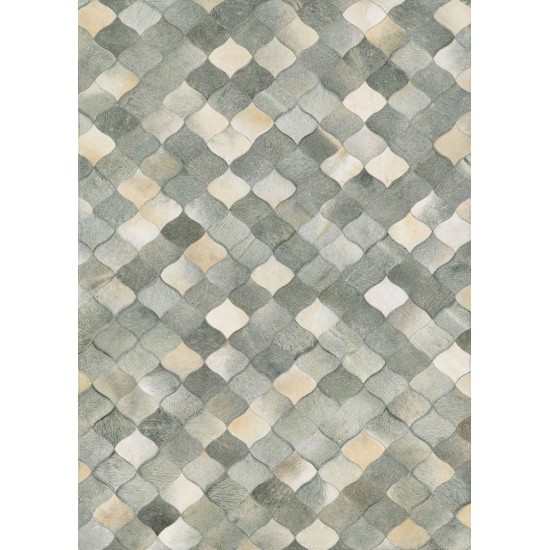 Couristan Chalet Diamonds Ivory-Grey Rug 2' x 4'