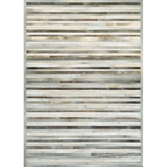 Couristan Chalet Plank Grey-Ivory Rug 2' x 4'