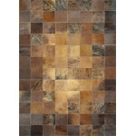 Couristan Chalet Tile Brown Rug 3.6 x 5.6