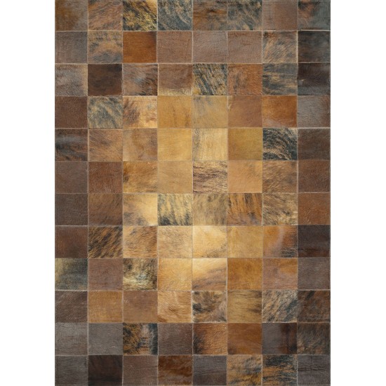 Couristan Chalet Tile Brown Rug 3.6 x 5.6