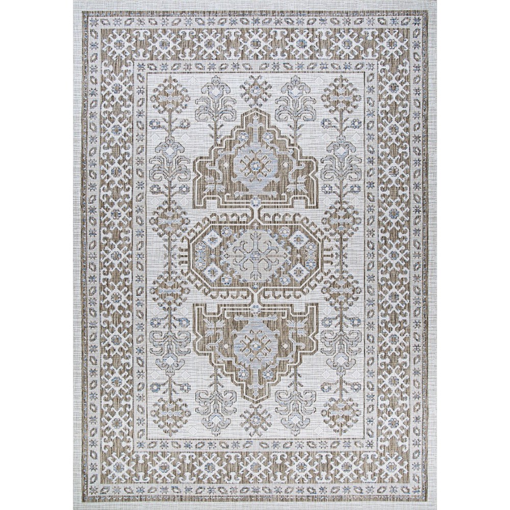 Couristan Charm Woodburn Ivory-Sand Runner Rug 2'2" x 7'6"