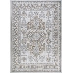 Couristan Charm Woodburn Ivory-Sand Runner Rug 2'2" x 7'6"