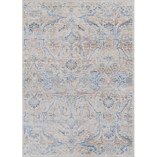 Couristan Couture Ballerine Burnished Gold-Denim Rug 2' x 3'7"