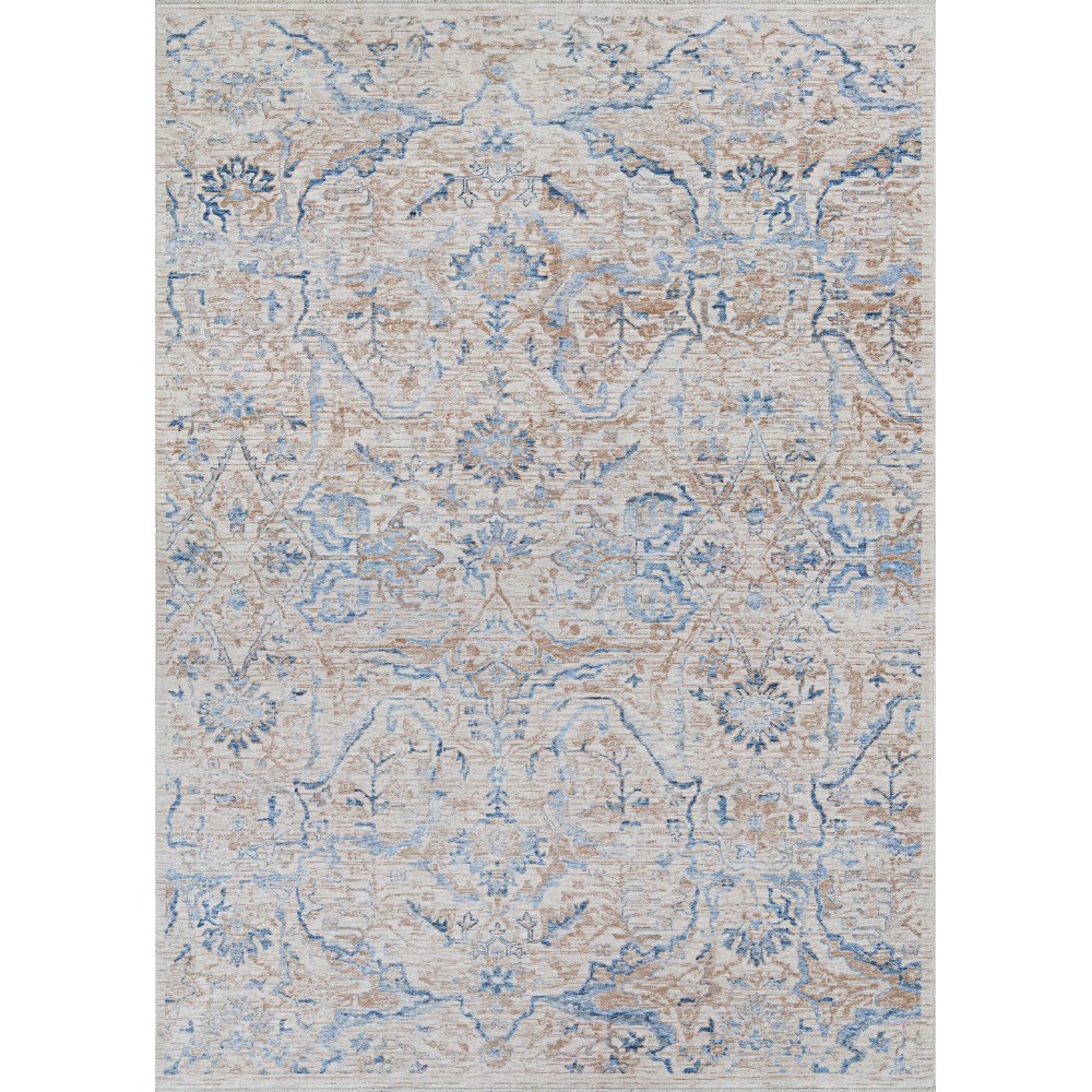 Couristan Couture Ballerine Burnished Gold-Denim Rug 3'9" x 5'5"
