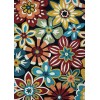 Couristan Covington Geranium Navy-Multi Rug 2' x 4'