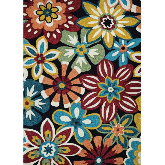 Couristan Covington Geranium Navy-Multi Runner Rug 2'6" x 8'6"