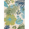 Couristan Covington Summer Laelia Ivory-Fern Runner Rug 2'6" x 8'6"