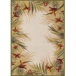 Couristan Covington Tropic Gardens Sand-Multi Rug 2' x 4'