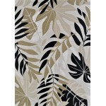 Couristan Dolce Aralia Naturals Cool Onyx Rug 5'3" x 7'6"