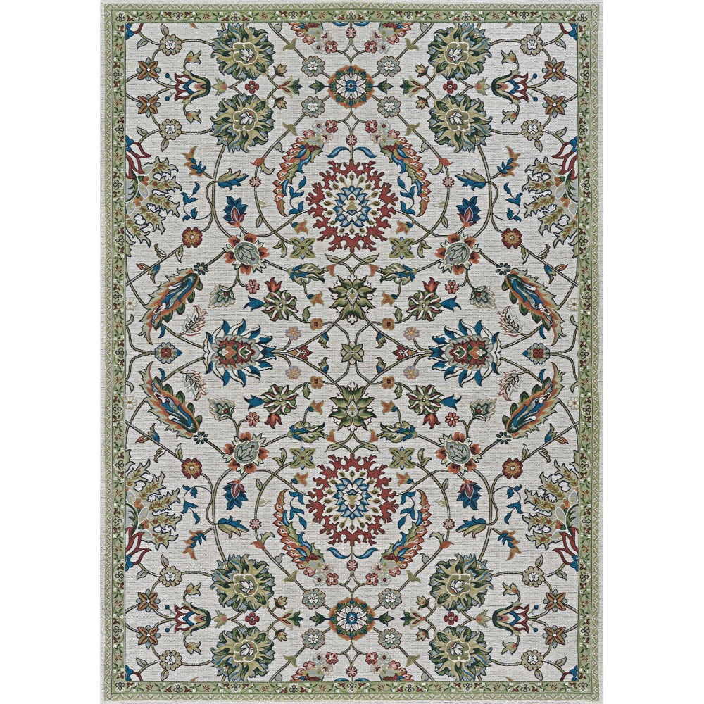 Couristan Dolce Flora Vines Beige-Multi Rug 2'3" x 3'11"