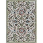 Couristan Dolce Flora Vines Beige-Multi Rug 2'3" x 3'11"